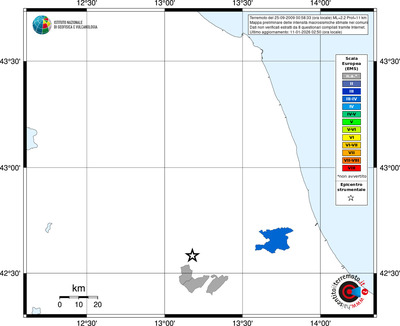 Mappa EMS - territori comuni