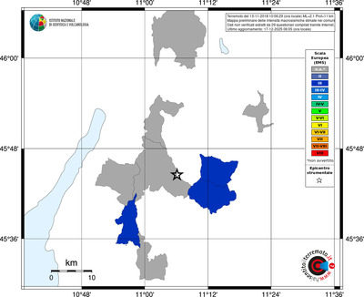 Mappa EMS - territori comuni