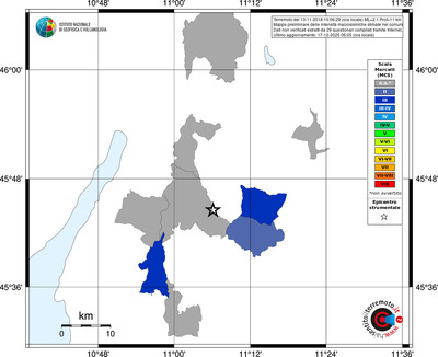 Mappa MCS - territori comuni