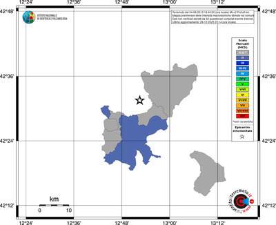 Mappa MCS - territori comuni