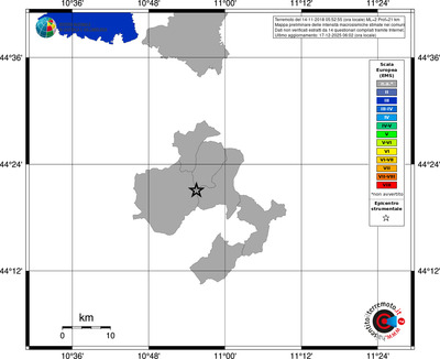 Mappa EMS - territori comuni