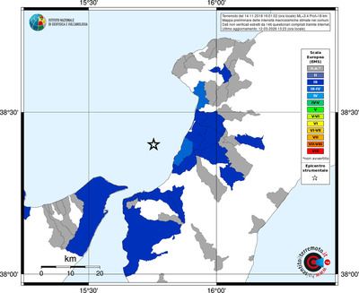Mappa EMS - territori comuni