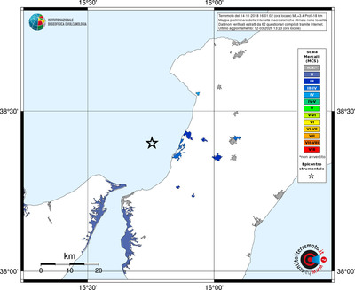 Mappa MCS - territori località