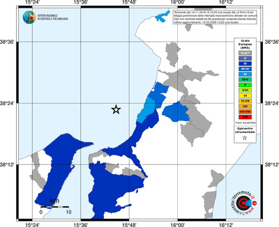 Mappa EMS - territori comuni
