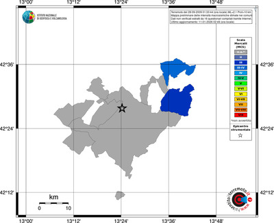 Mappa MCS - territori comuni