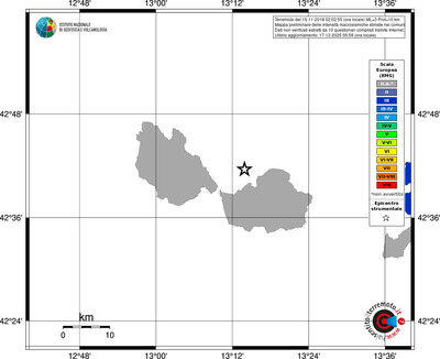Mappa EMS - territori comuni