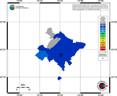Mappa EMS - territori comuni