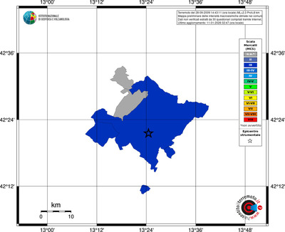 Mappa MCS - territori comuni