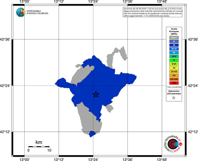 Mappa EMS - territori comuni
