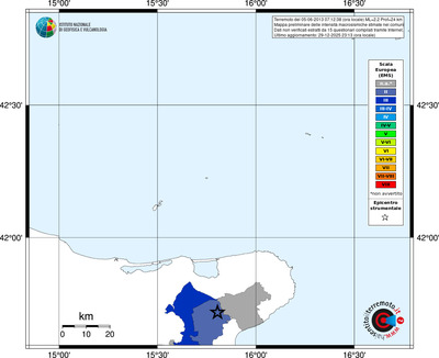 Mappa EMS - territori comuni