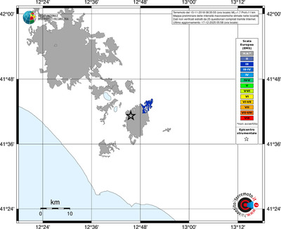 Mappa EMS - territori località