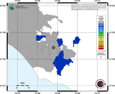 Mappa EMS - territori comuni