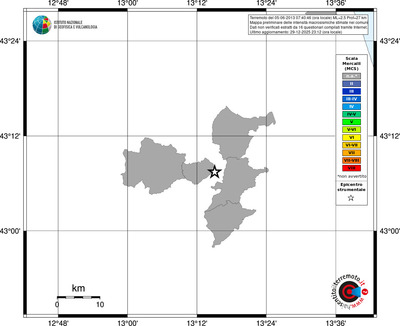 Mappa MCS - territori comuni
