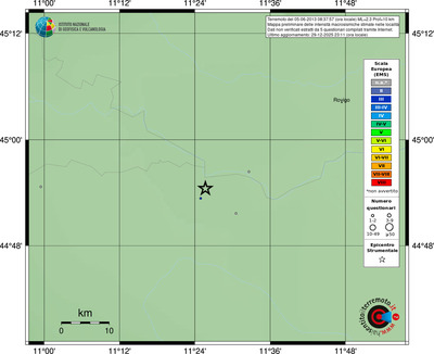 Mappa EMS - località