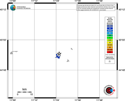 Mappa MCS - territori località