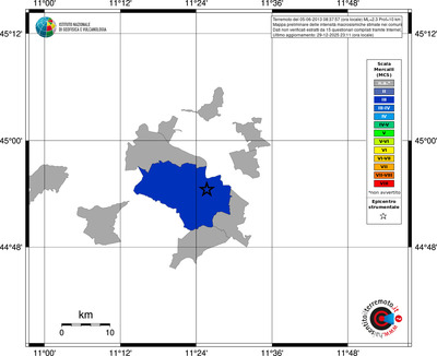 Mappa MCS - territori comuni