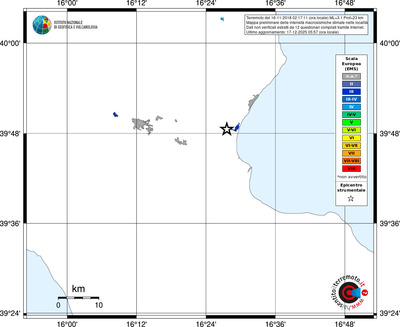 Mappa EMS - territori località