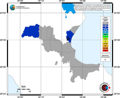 Mappa EMS - territori comuni
