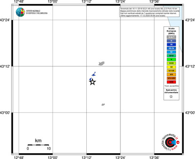Mappa EMS - territori località