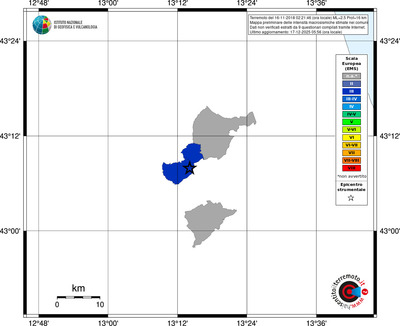 Mappa EMS - territori comuni