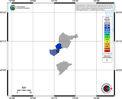 Mappa MCS - territori comuni