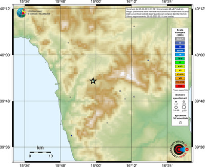 Mappa EMS - località