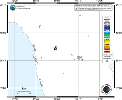 Mappa EMS - territori località