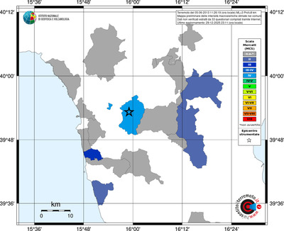 Mappa MCS - territori comuni