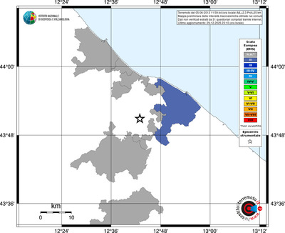 Mappa EMS - territori comuni