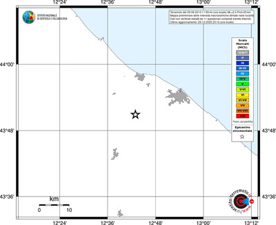 Mappa MCS - territori località