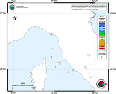 Mappa EMS - territori località