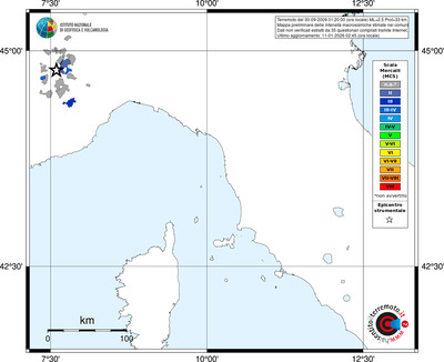 Mappa MCS - territori comuni