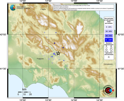 Mappa comuni con almeno 3 questionari