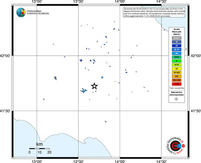 Mappa MCS - territori località