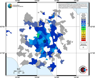 Mappa MCS - territori comuni