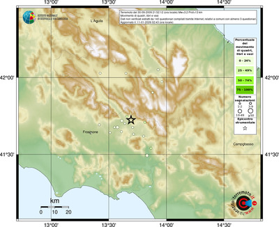 Mappa comuni con almeno 3 questionari