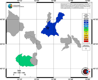 Mappa EMS - territori comuni