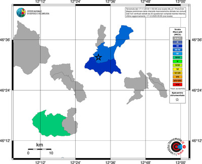 Mappa MCS - territori comuni