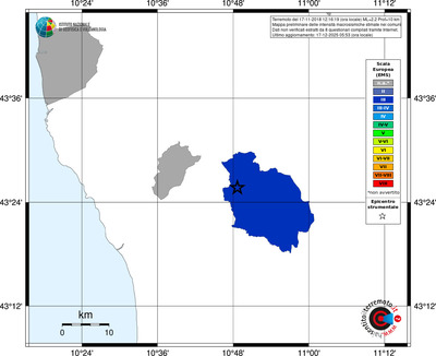Mappa EMS - territori comuni