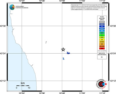 Mappa MCS - territori località