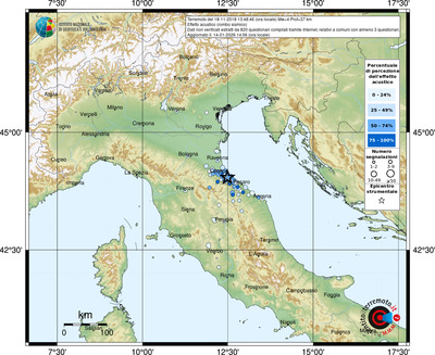 Mappa comuni con almeno 3 questionari
