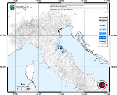 Mappa territorio comunale con almeno 3 questionari