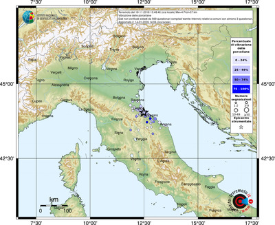 Mappa comuni con almeno 3 questionari