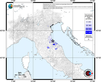 Mappa territorio comunale con almeno 3 questionari