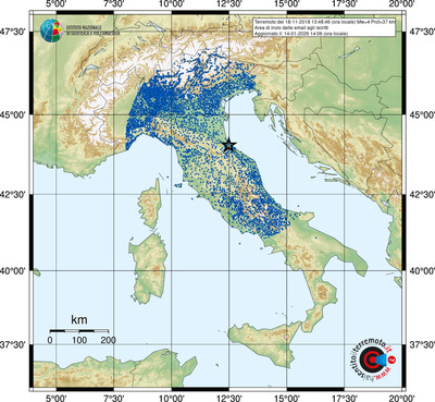 Area di invio delle email agli iscritti