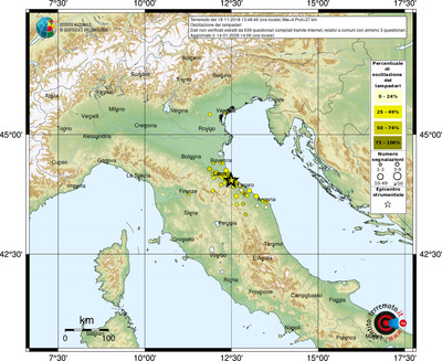 Mappa comuni con almeno 3 questionari