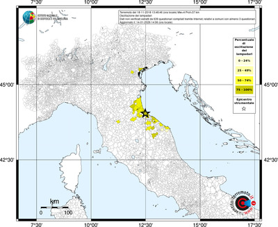 Mappa territorio comunale con almeno 3 questionari