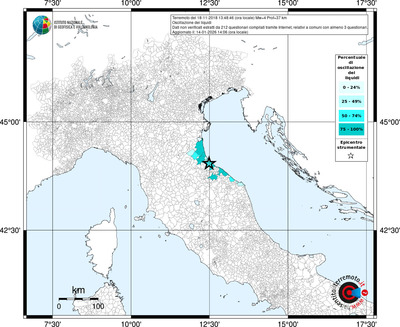Mappa territorio comunale con almeno 3 questionari