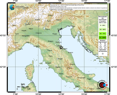 Mappa comuni con almeno 3 questionari