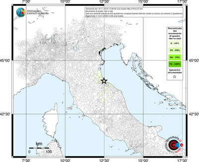 Mappa territorio comunale con almeno 3 questionari
